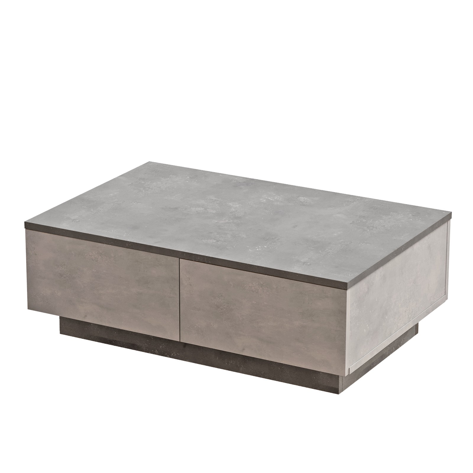 Sohvapöytä Valento Furniture LV17, kivikuosi, hopea/harmaa