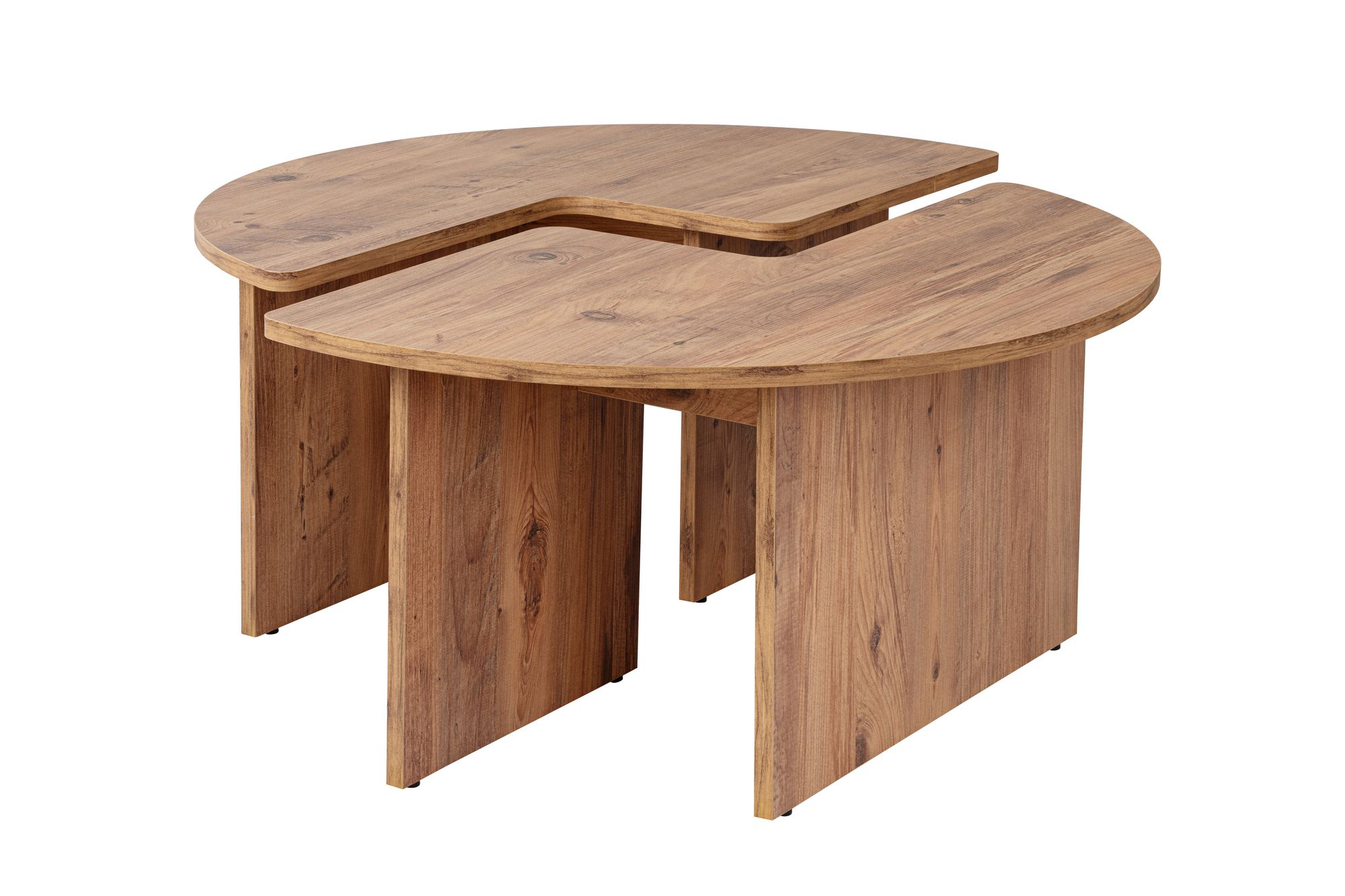 Sohvapöytä Valento Furniture Moira Ø90cm 2-osainen