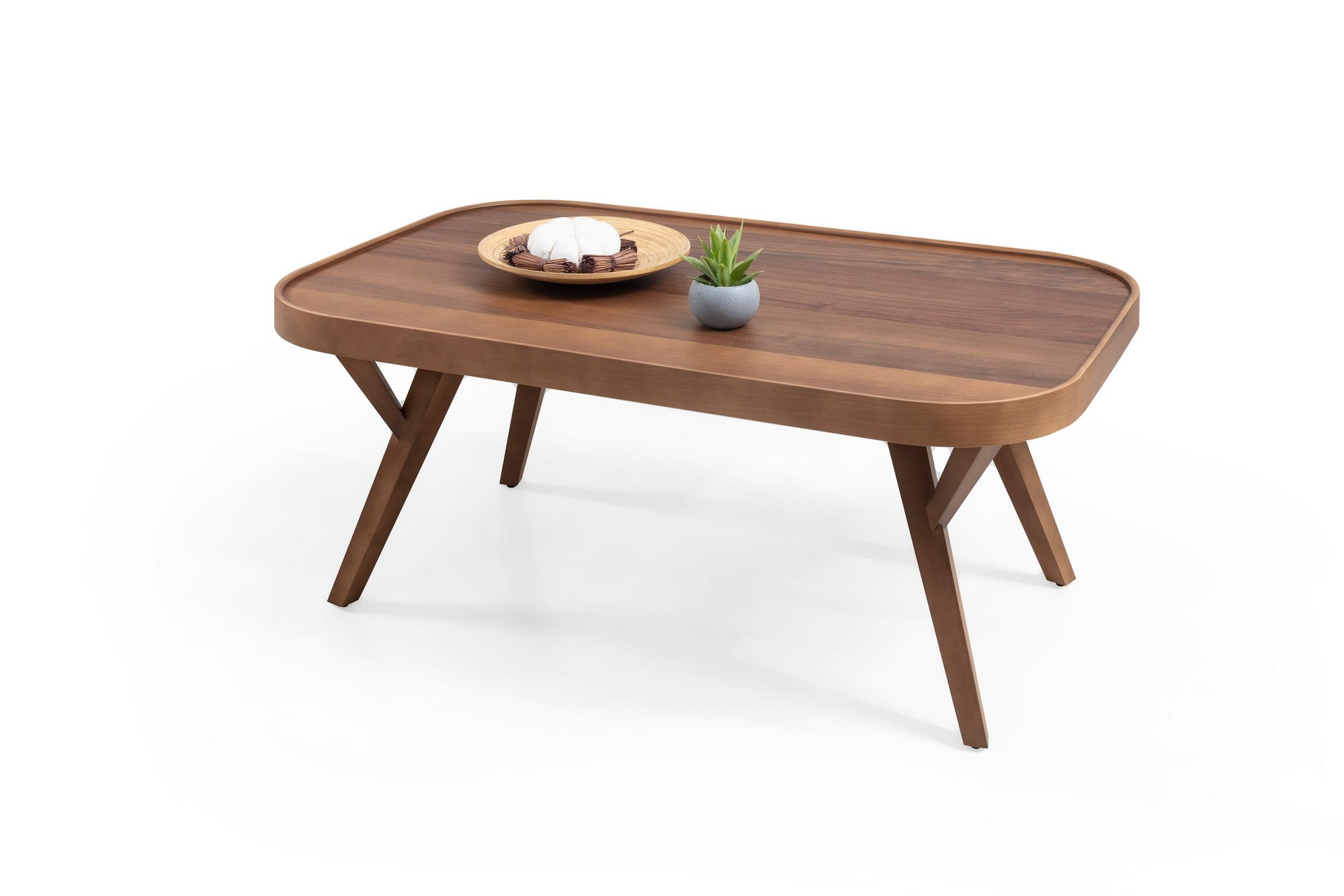 Sohvapöytä Valento Furniture Fabio 110, 110x44x70 cm, pähkinä