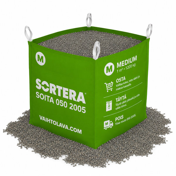Kalliomurske 0-11 mm Sortera M, 1000 kg suursäkki