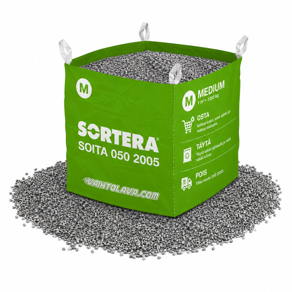 Sepeli 16-31 mm Sortera M, 1000 kg suursäkki