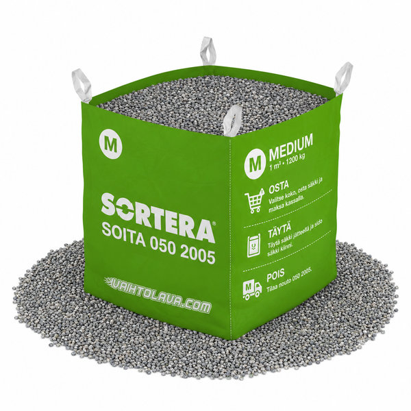Sepeli 5-16 mm Sortera M, 1000 kg suursäkki