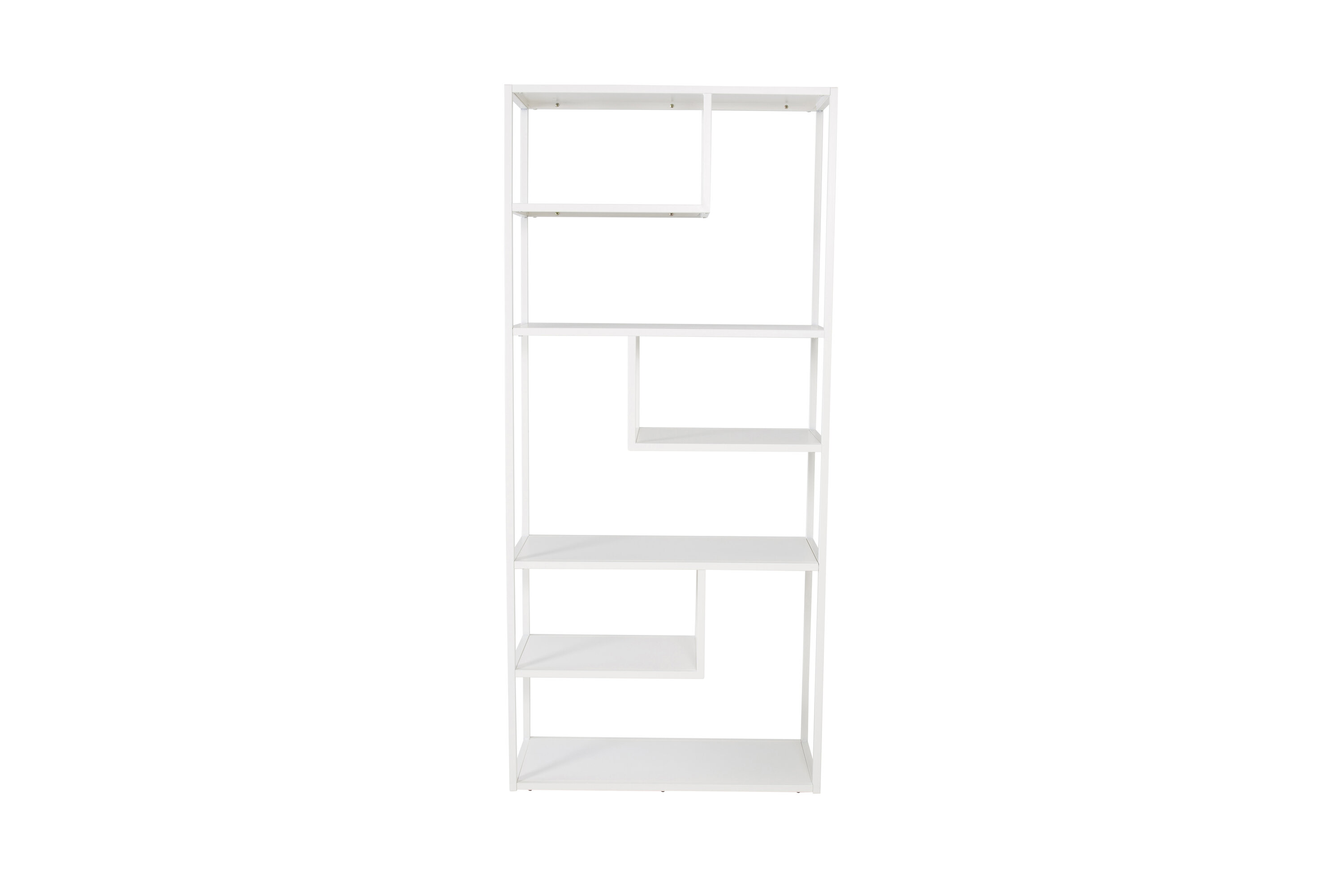 Kirjahylly Venture Home Staal, 85x35x190 cm, valkoinen