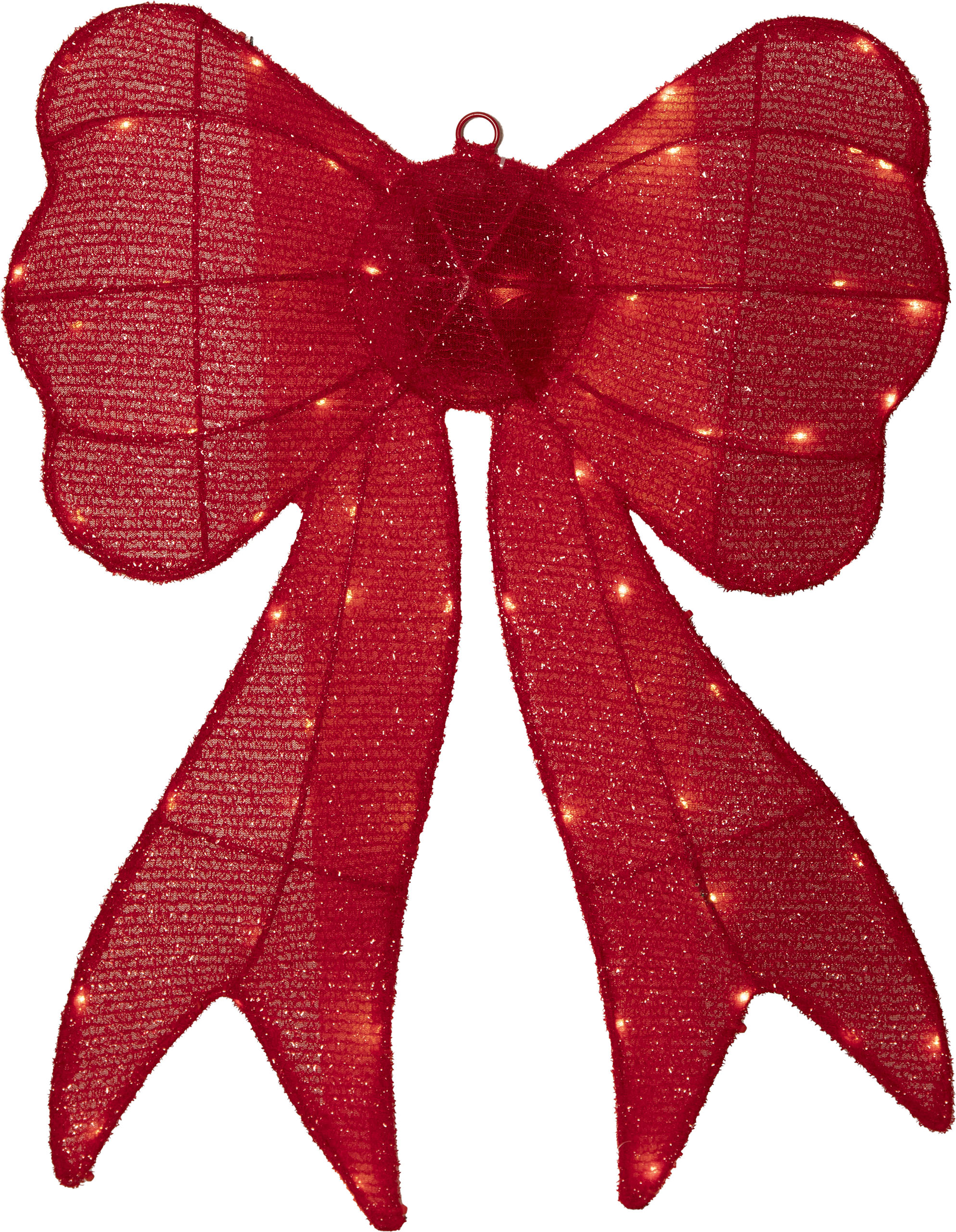 Rusettikoriste Star Trading Arco, 56 cm, punainen