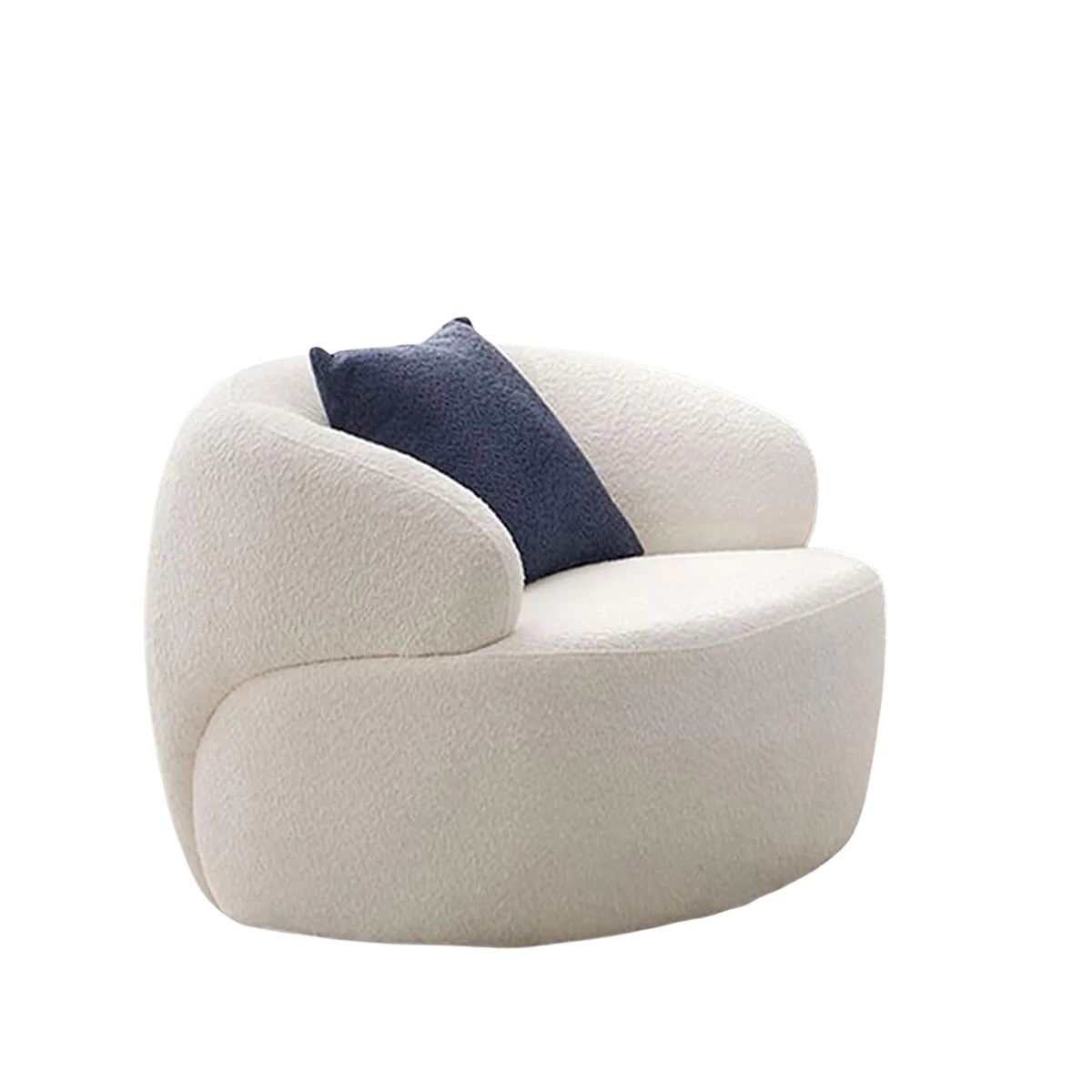 Nojatuoli Valento Furniture Venedik, 88x89cm, Valkoinen