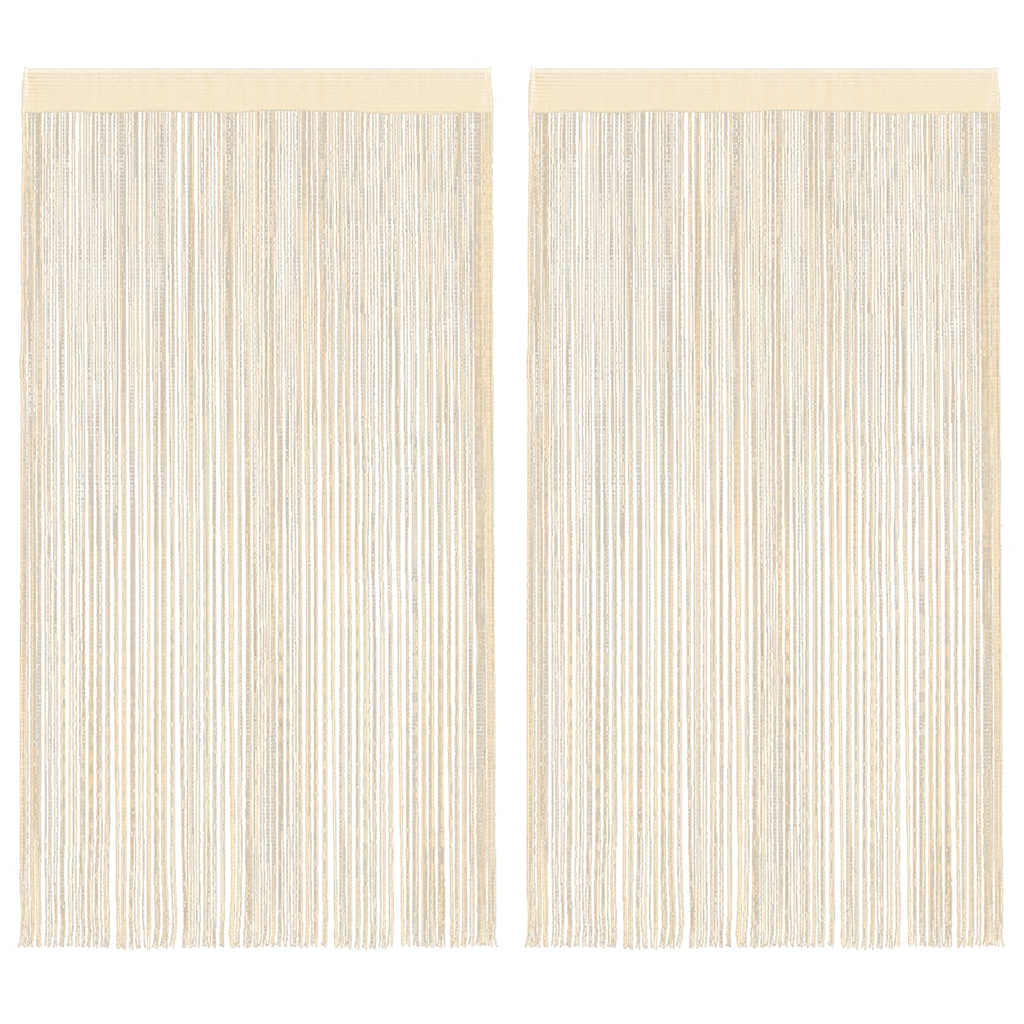 String-verhot 2 kpl 140x250 cm kerma