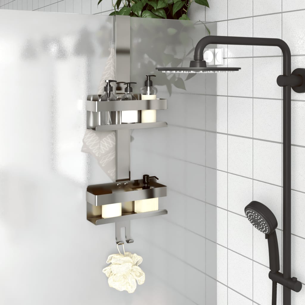 Suihkuhylly Ripustettava 304 ruostumaton teräs (89756)