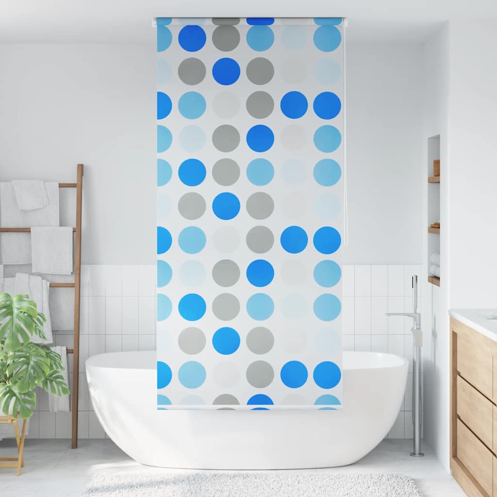 Suihkun rullaverho 100x240 cm ympyrä