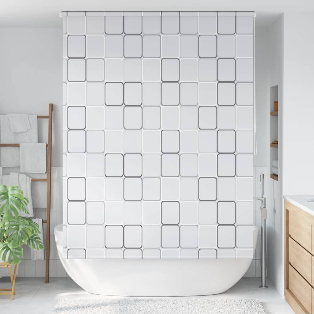Suihkun rullaverho 140x240 cm neliö