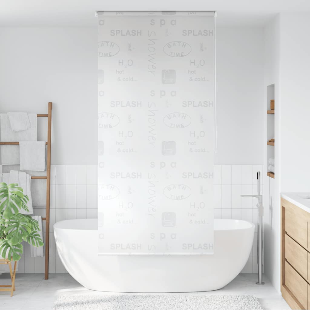 Suihkun rullaverho 80x240 cm loiske