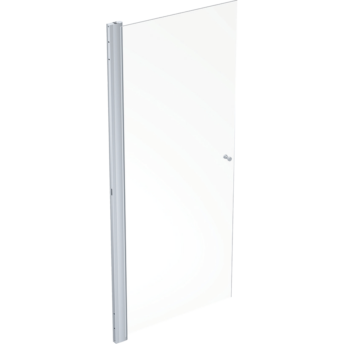 Suihkuovi IDO Showerama 10-01, 700mm, suora, mattahopea profiili, kirkas lasi