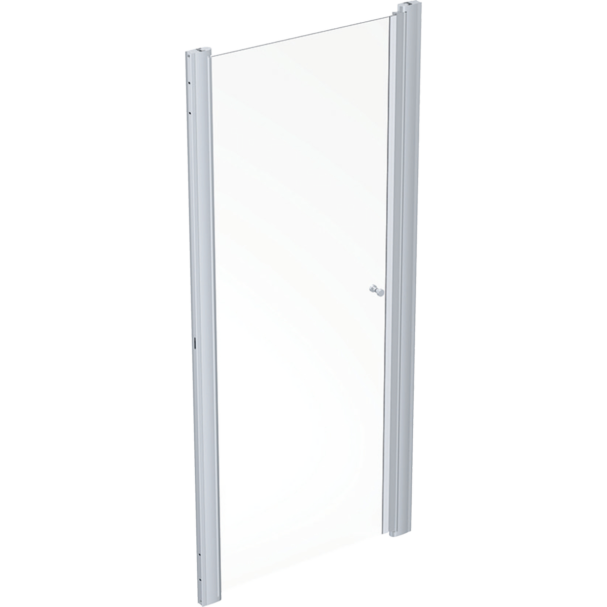 Suihkuovi syvennykseen Ido Showerama 10-0, 700x2000 mm, kirkas lasi, mattahopea profiili, nuppivedin
