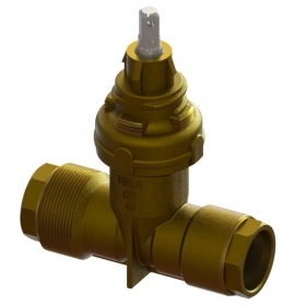 Talosulkuventtiili Hela 703, pistoliitin, 40x40/2&quot;uk