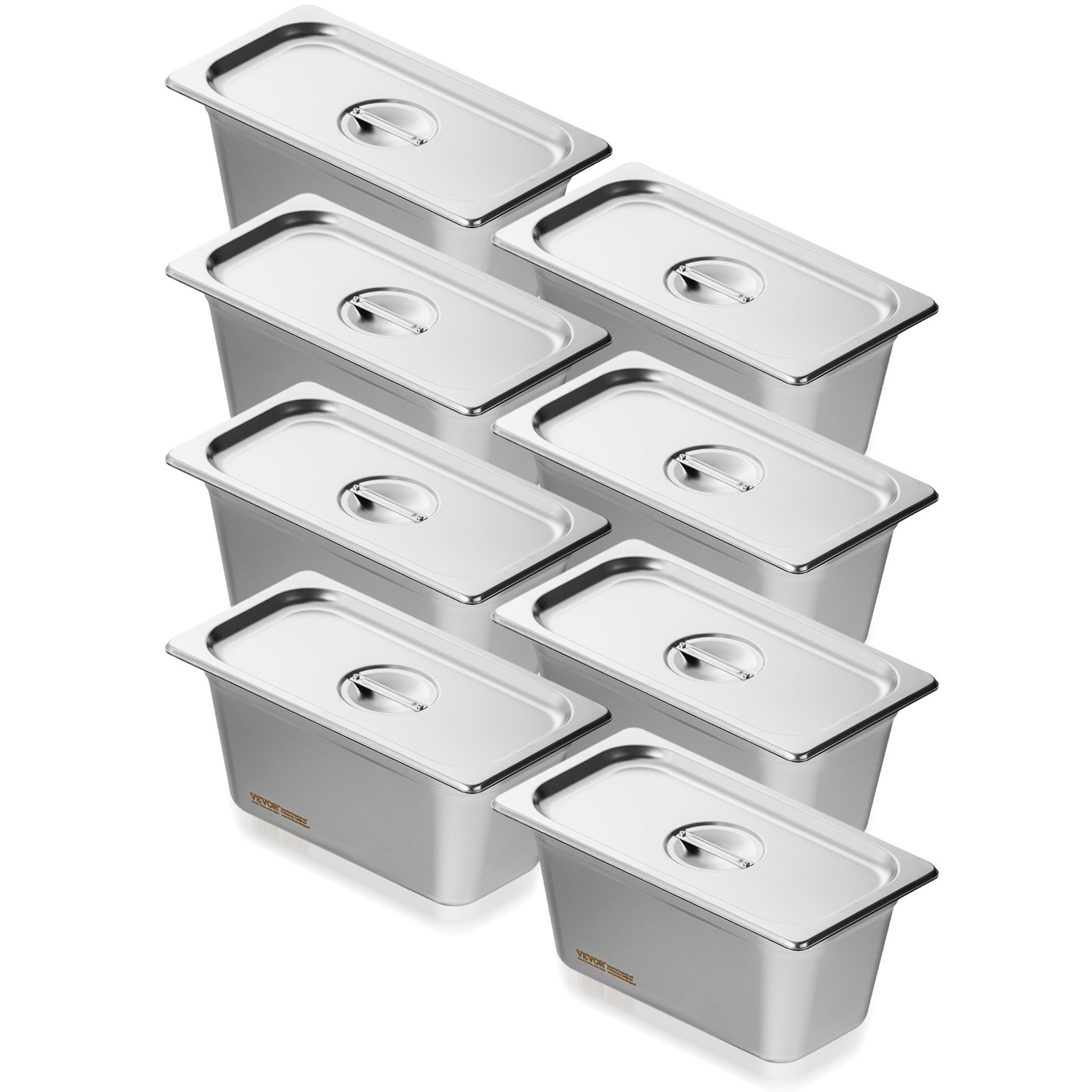 Tarjoiluastia North Craft 8 Pack, 1/3-kokoinen, 328x178x148mm, ruostumaton teräs
