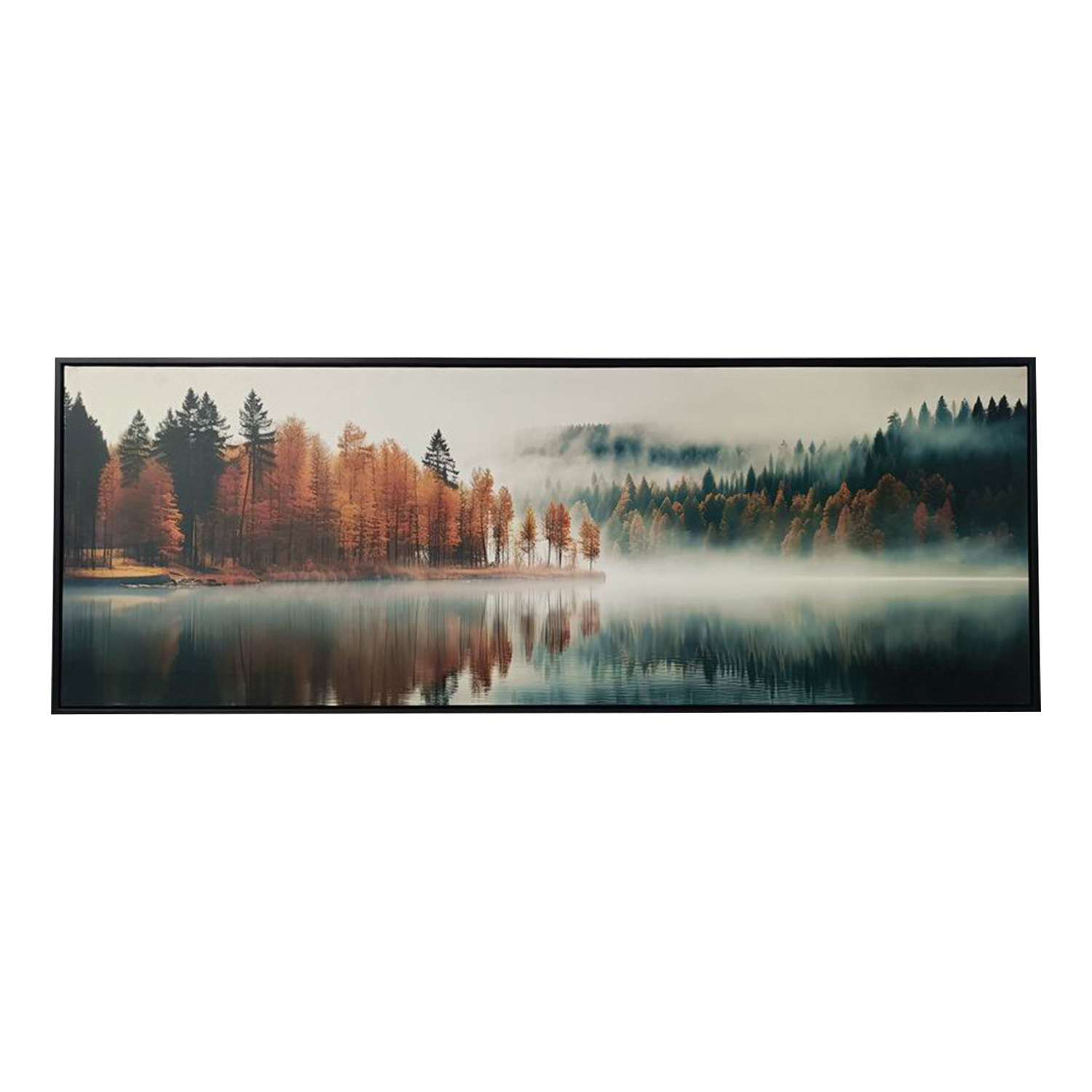 Taulu Home4You Wally 50x140cm, Syksy Ja Sumu, Sininen