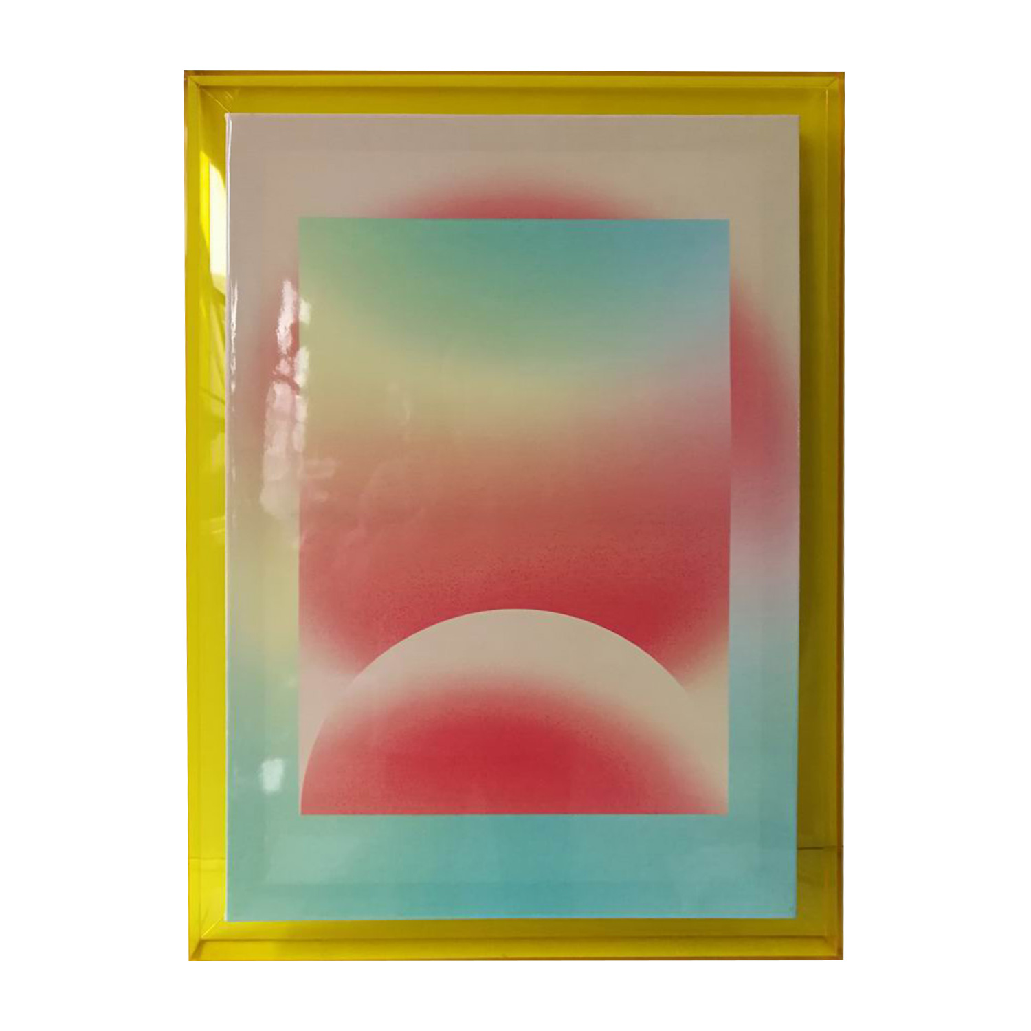Taulu Home4You Wally 50x70cm, Abstrakti Auringonnousu, Akryyli