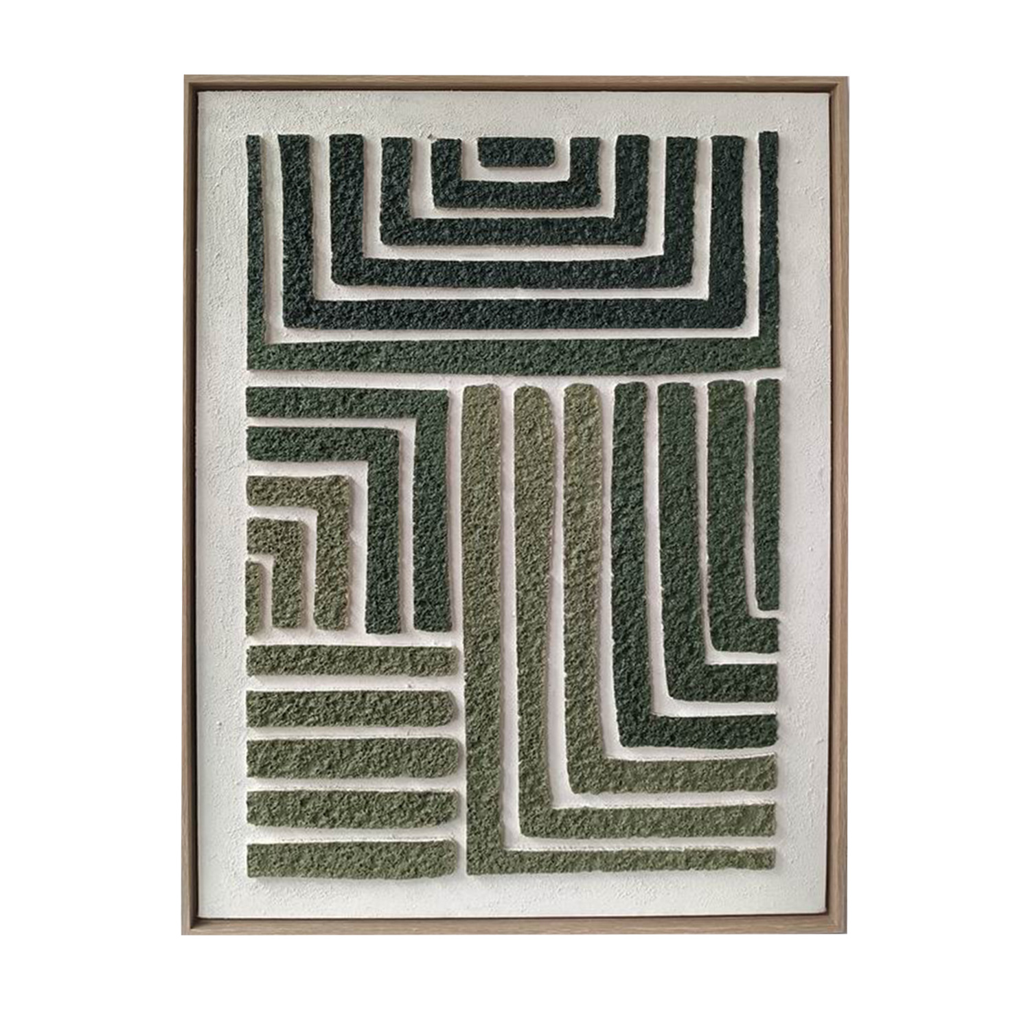 Taulu Home4You Wally 60x80cm, Labyrintti, Vihreä