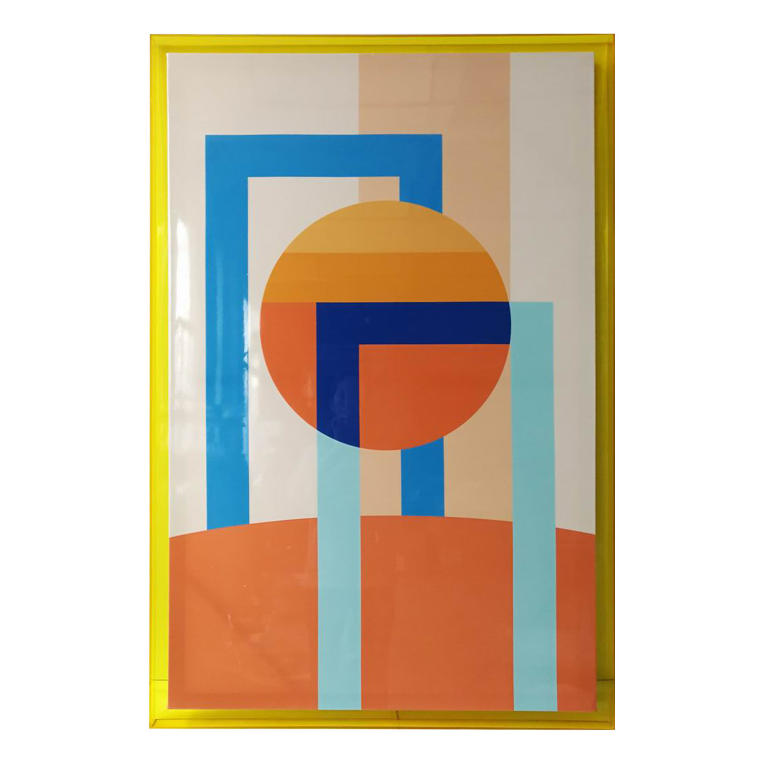 Taulu Home4You Wally 80x120cm, Abstrakti Päivä, Akryyli, Multicolor