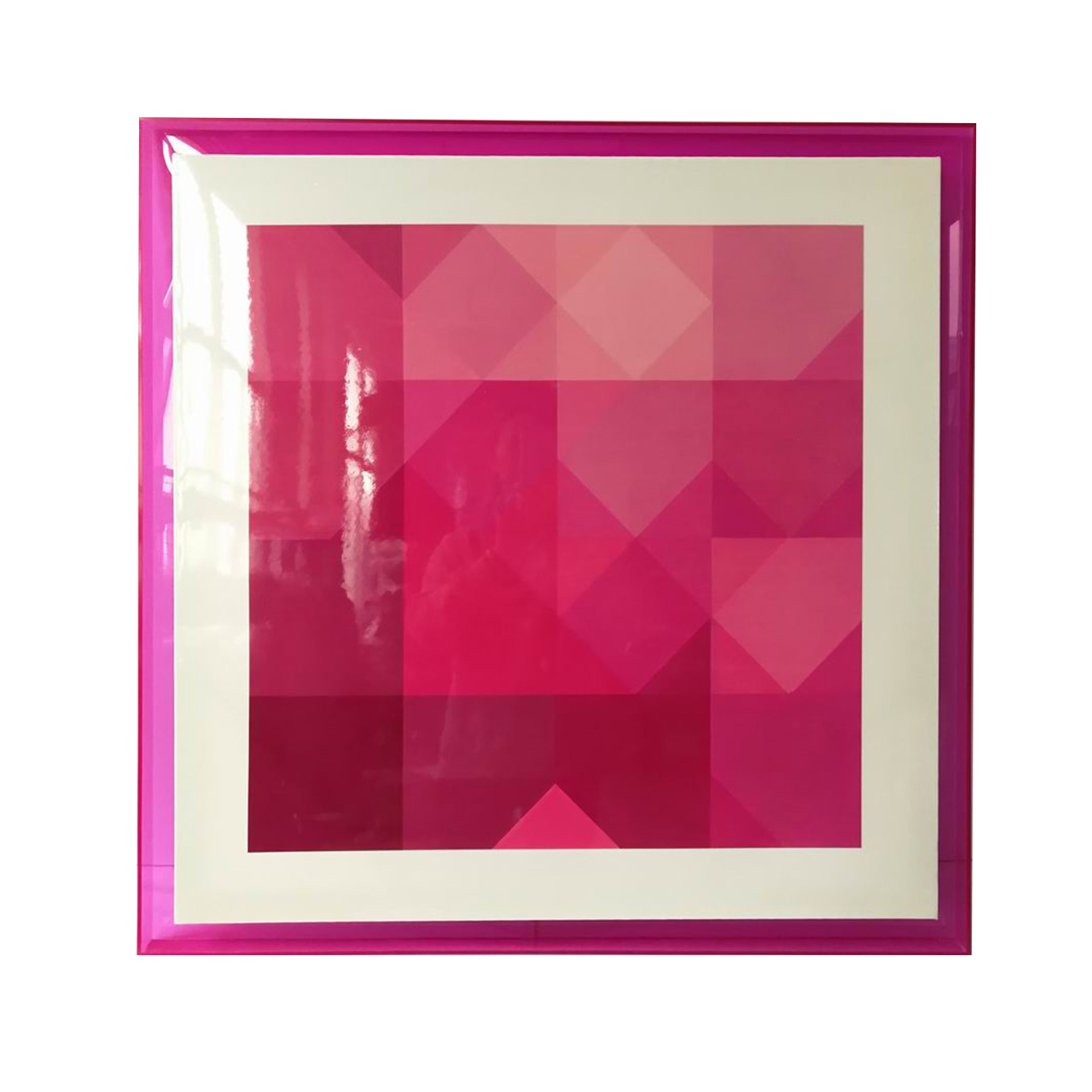 Taulu Home4You Wally 80x80cm, Akryyli, Pinkki