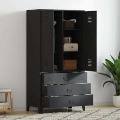 Vaatekaappi 90cm, metalli