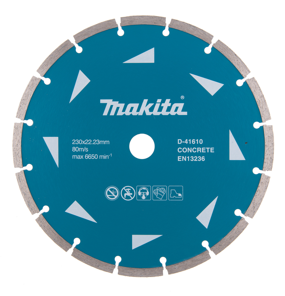Timanttikatkaisulaikka Makita D-41610, 230x22,23x2,6mm, segmentti