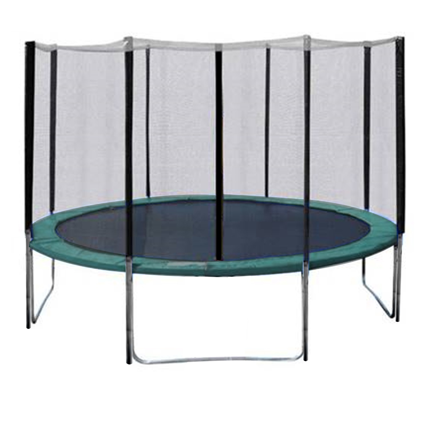 Trampoliini Home4You D426Cm, Turvaverkolla, Vihreä