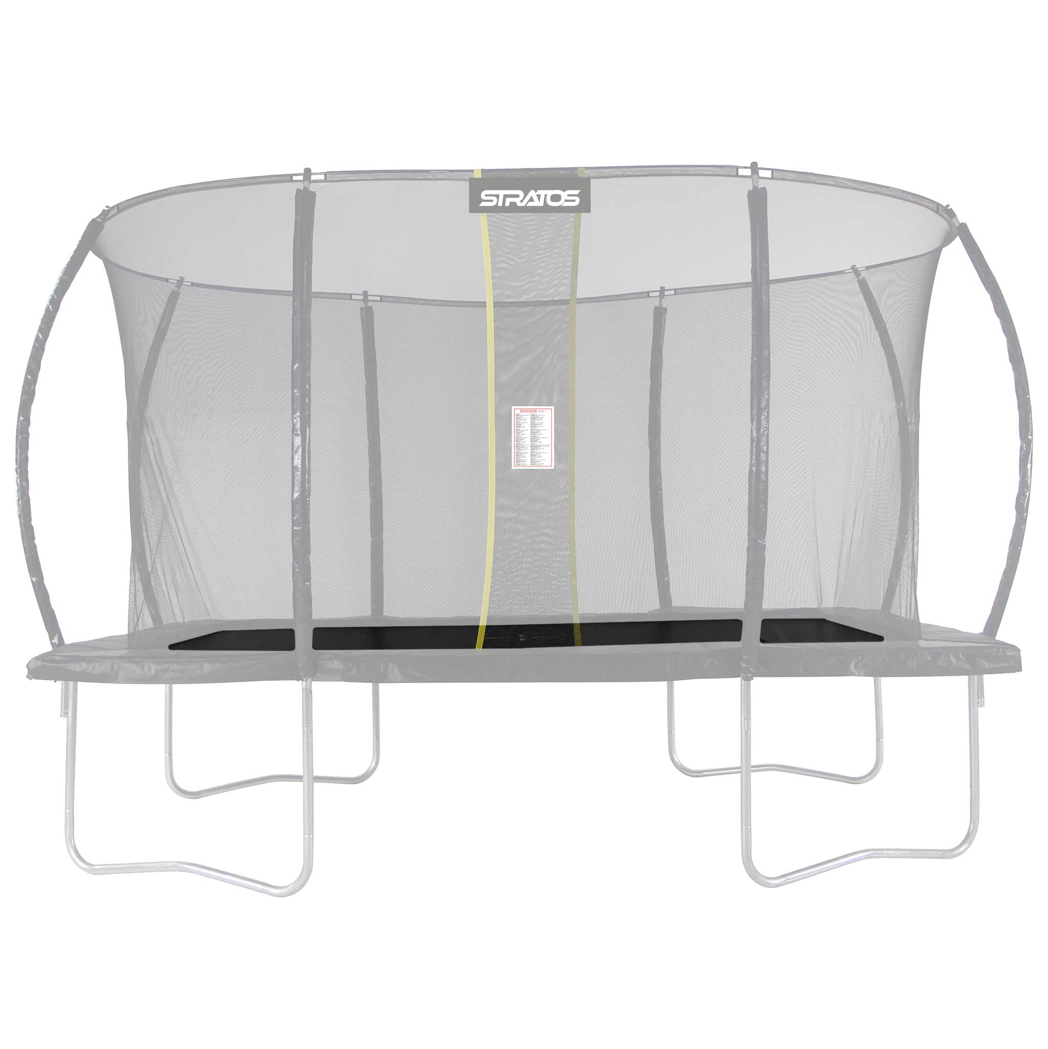 Trampoliinin matto Stratos Rectangle, 2,13x3,05 m, musta