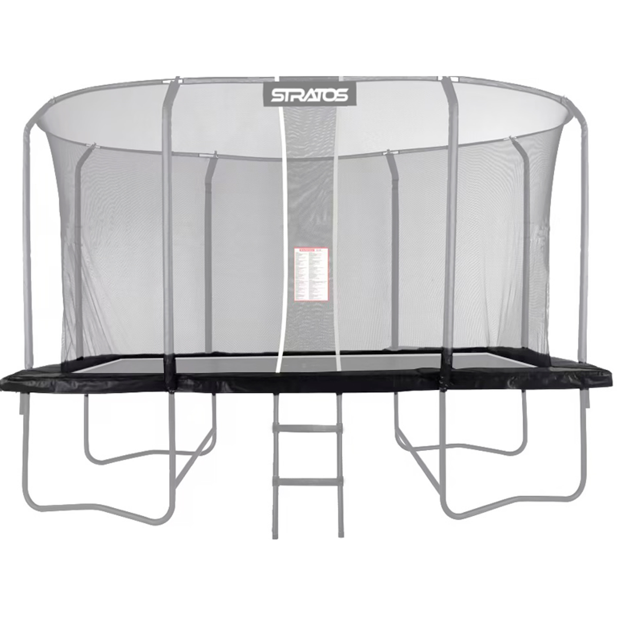 Trampoliinin Reunapehmuste Stratos Premium Black Line, Suorakaide Trampoliini, 277x477cm