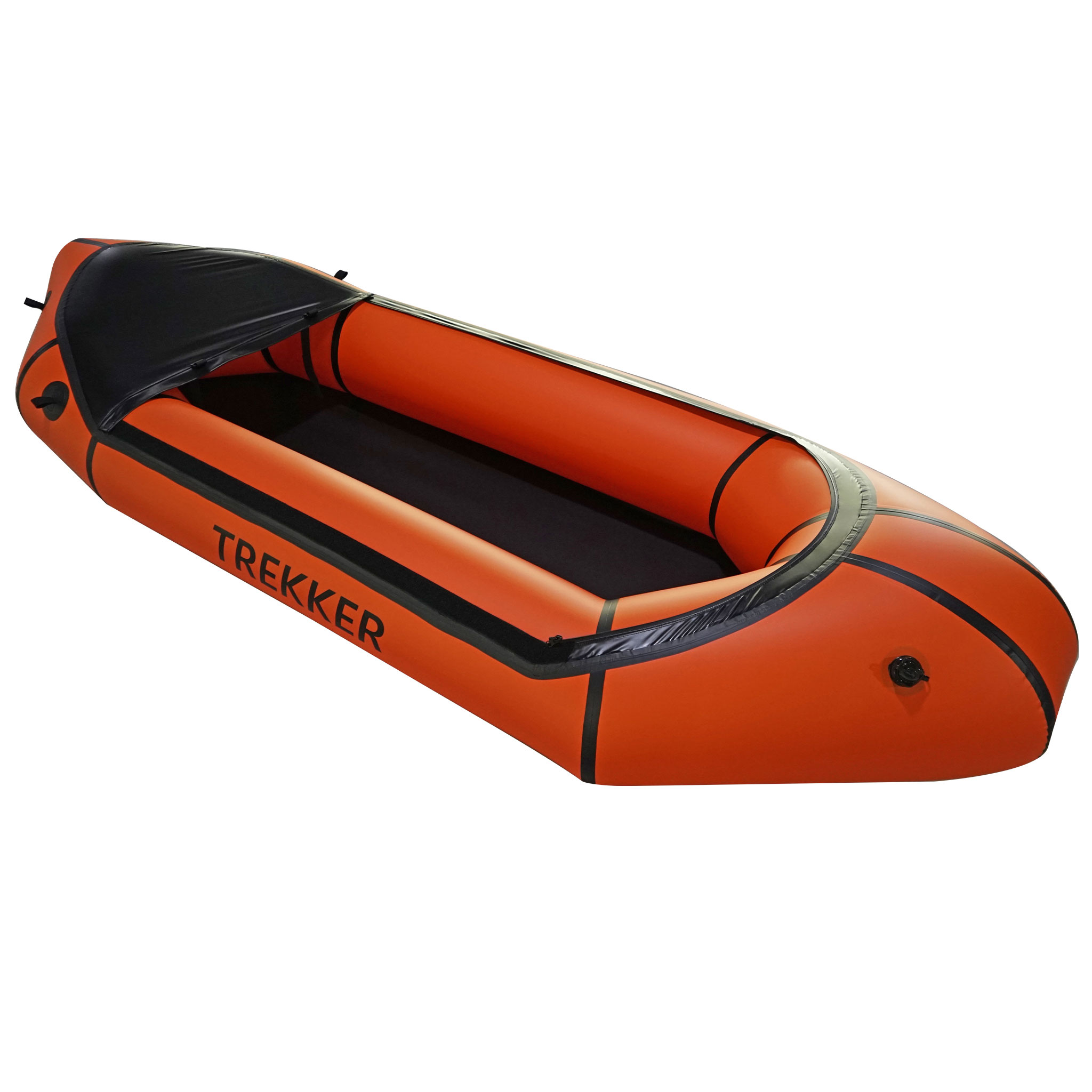 Packraft Trekker 255 Spraydeck oranssi
