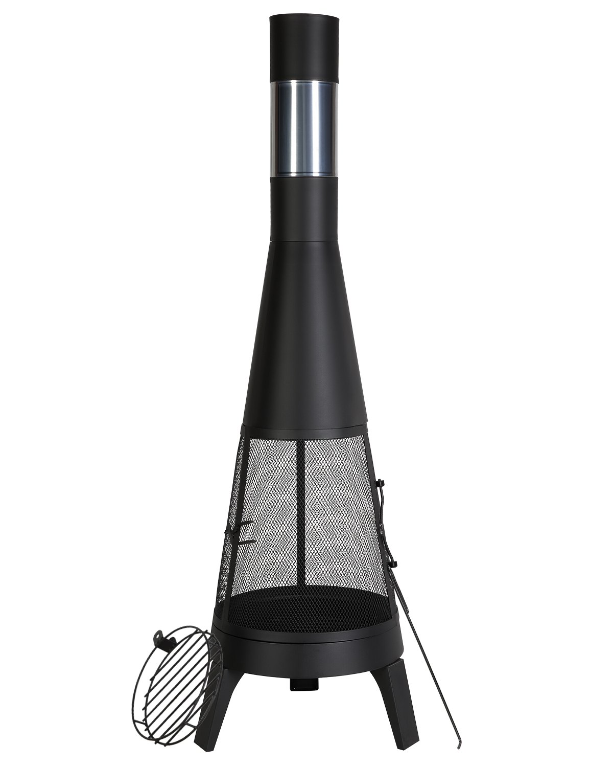 Tulisija North Craft Chiminea, 51 cm, musta 