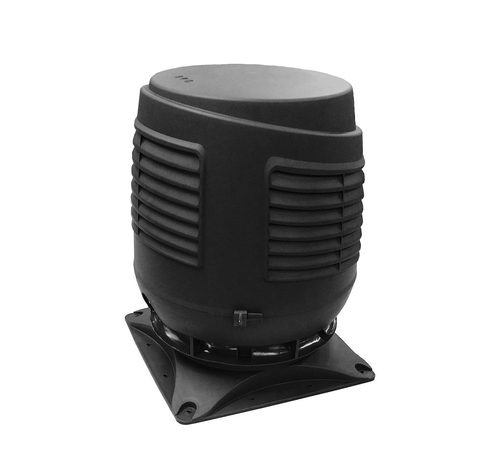 Tuloilmaputki Vilpe 160S 300x300 Intake, musta