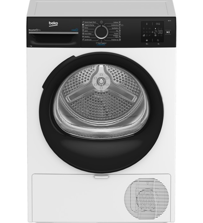 Kuivausrumpu Beko BM3T37239WBB, 7kg, valkoinen