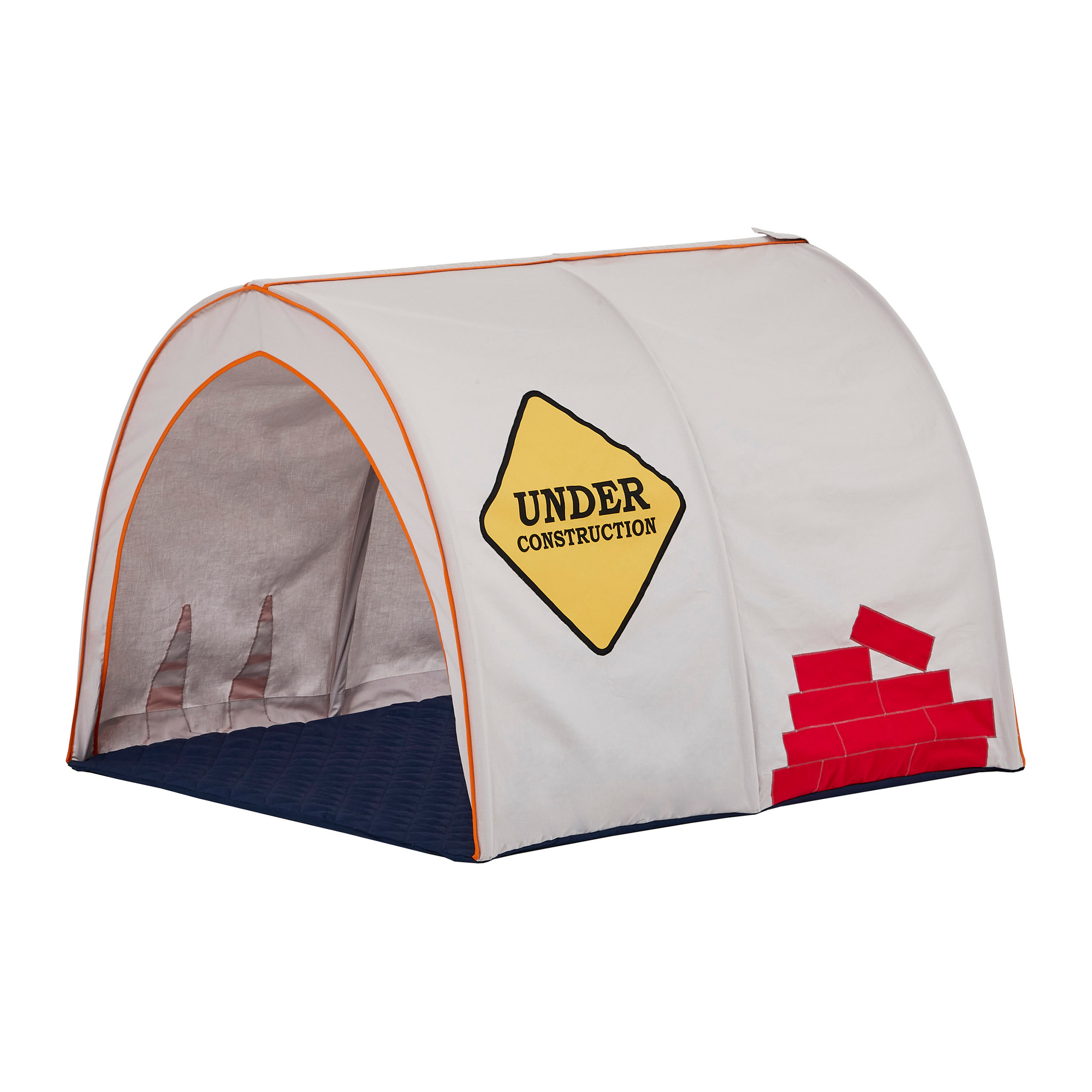 Tunneli Hoppekids Construction, 102x73x90cm, monivärinen