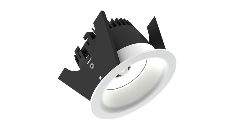 Tunnistinvalaisin Illuxtron Linea Sensor Ø75mm, HV, 600lm, 3000K, 80°, valkoinen
