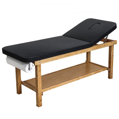 Tutkimuspöytä North Craft N02B, 189.5x70x77cm, säädettävä selkänoja, puisella rungolla