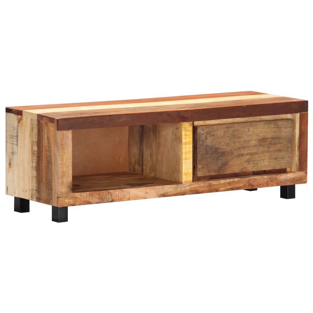 Tv-taso 100x30x33 cm täysi kierrätetty puu