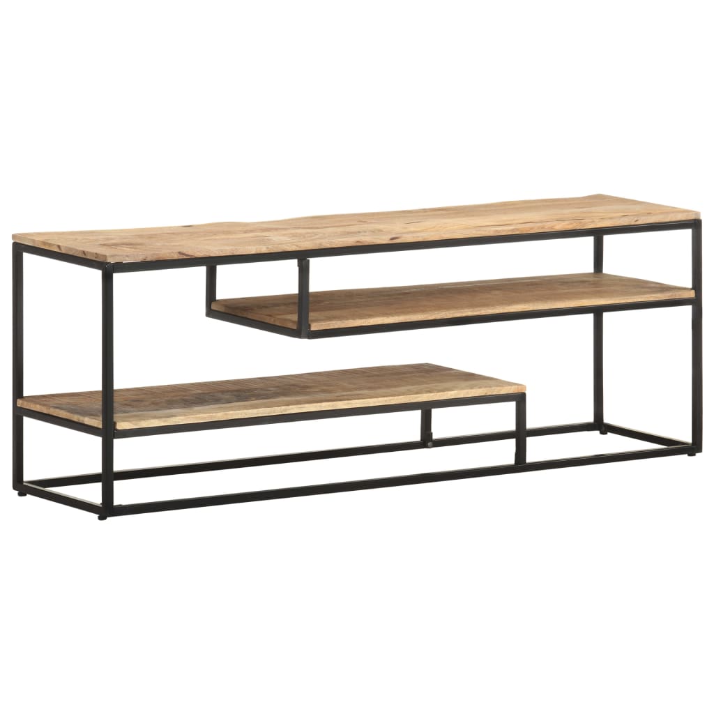 Tv-taso 130x30x45cm karkea mangopuu
