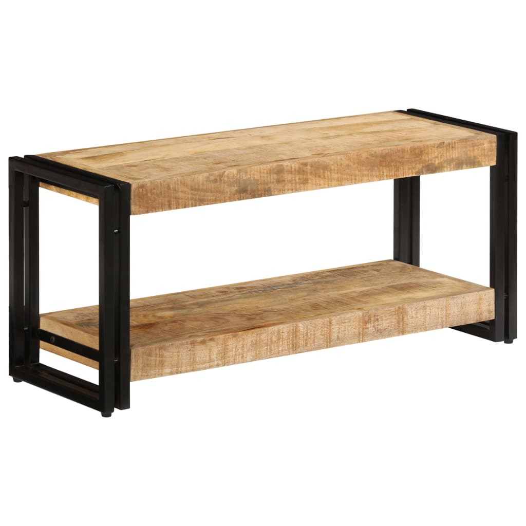 Tv-taso 90x30x40 cm kiinteä mangopuu