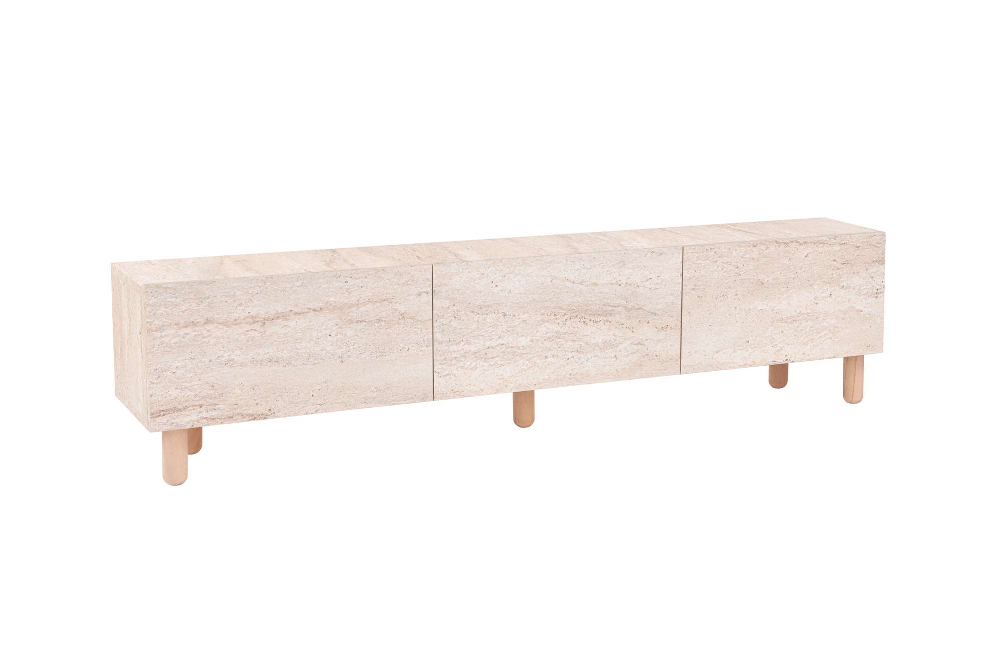 TV-taso Valento Furniture Alvin, 180x42x31.4cm, Travertiini