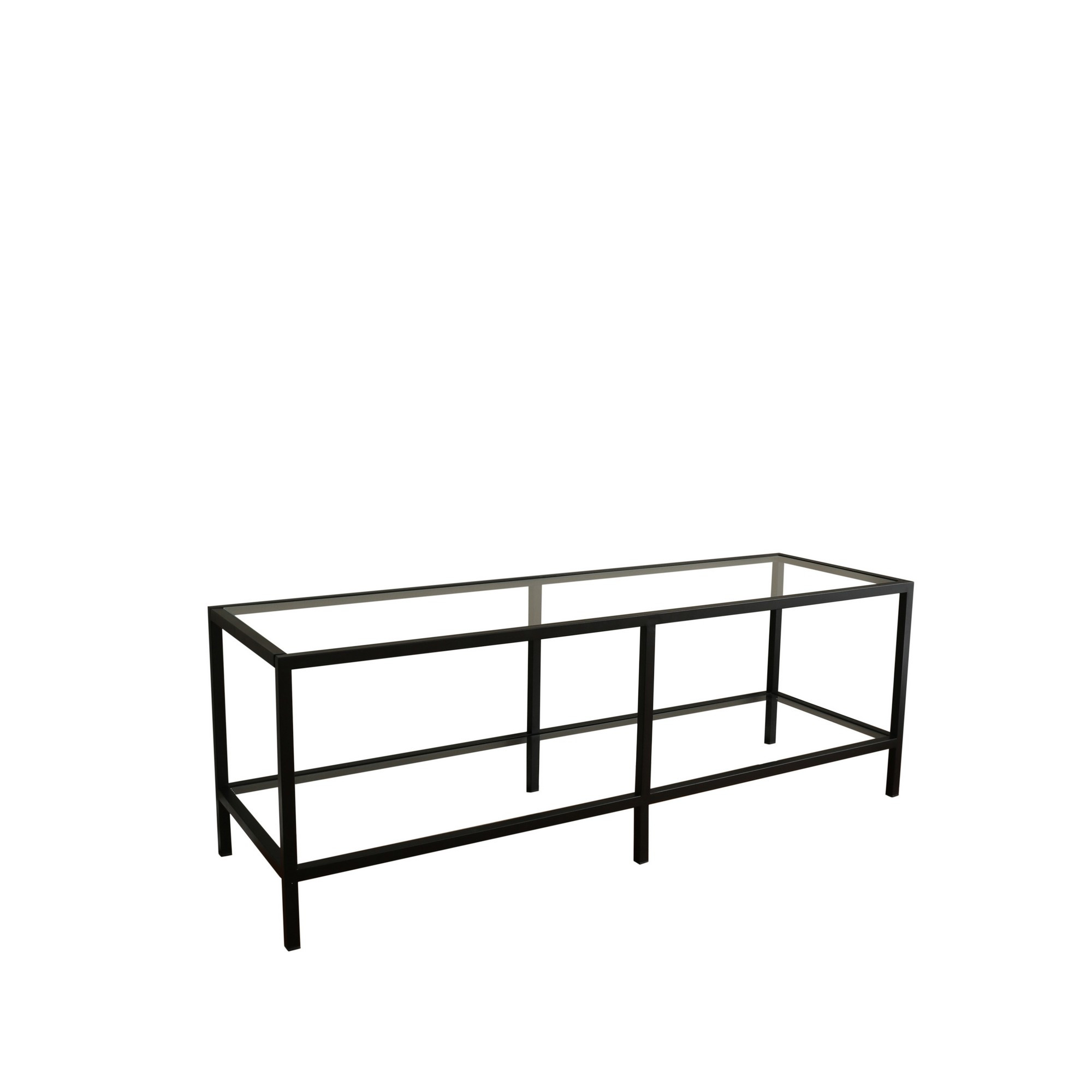 TV-taso Valento Furniture Basic TV50, lasi, mattamusta