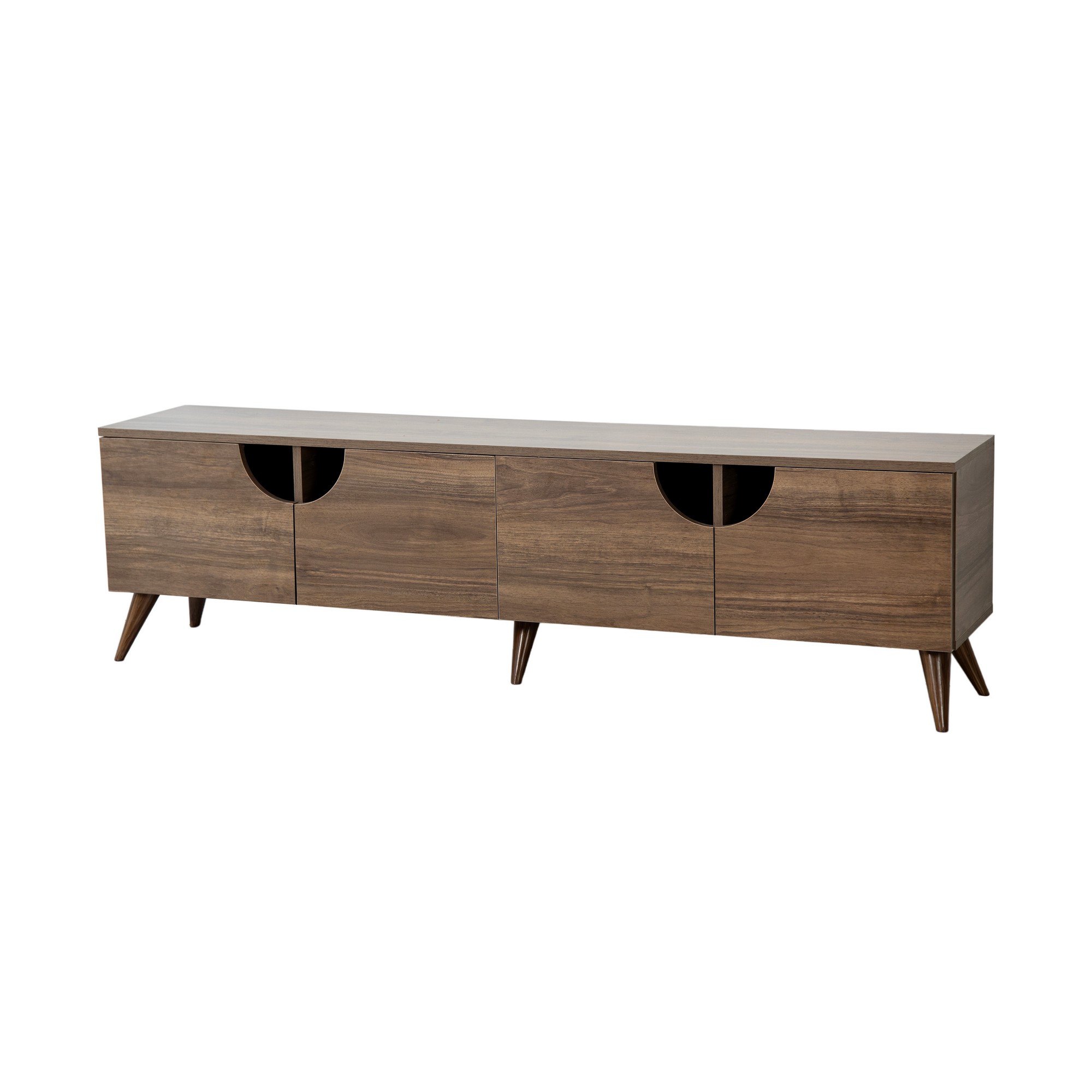 TV-taso Valento Furniture Grotte, 180x35x50cm, pähkinä