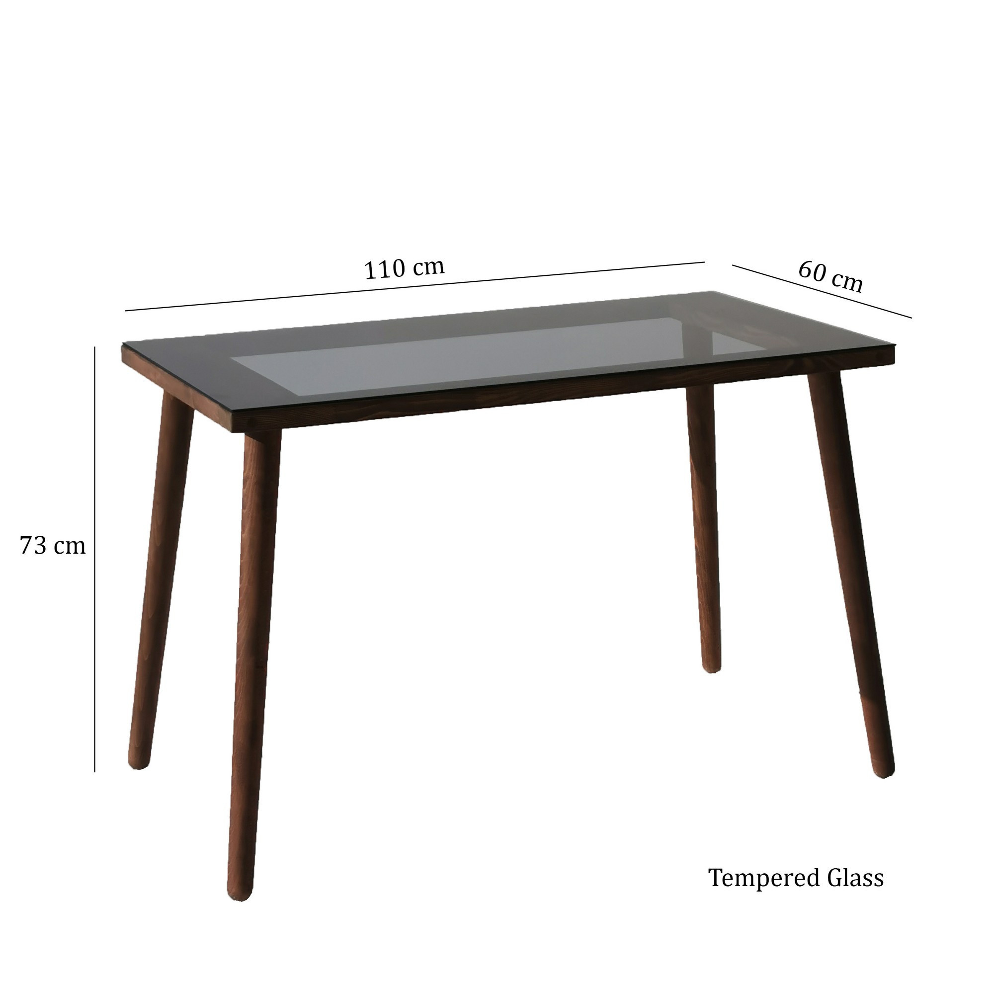 Työpöytä Valento Furniture Cozy, ruskea