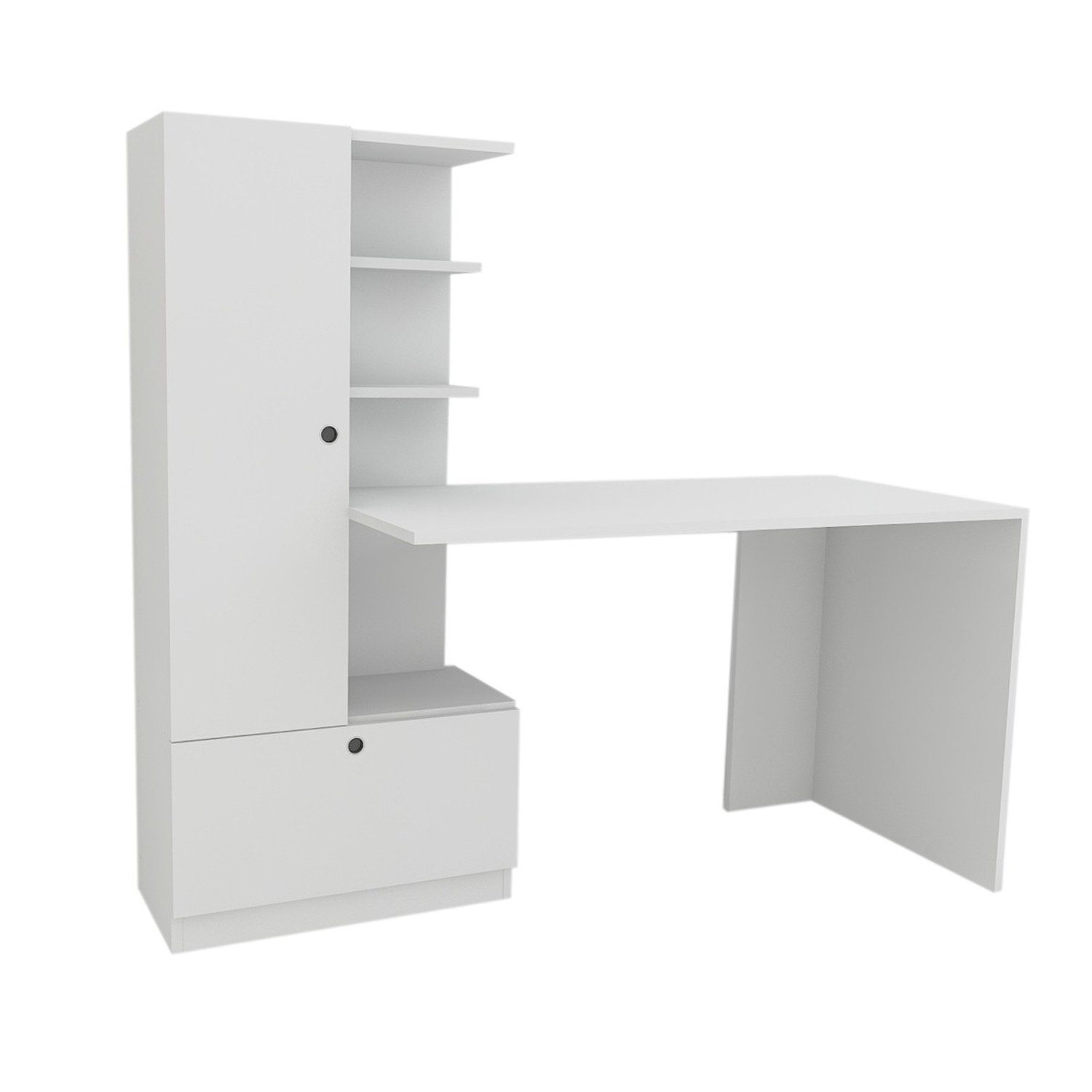 Työpöytä Valento Furniture Domingos, valkoinen