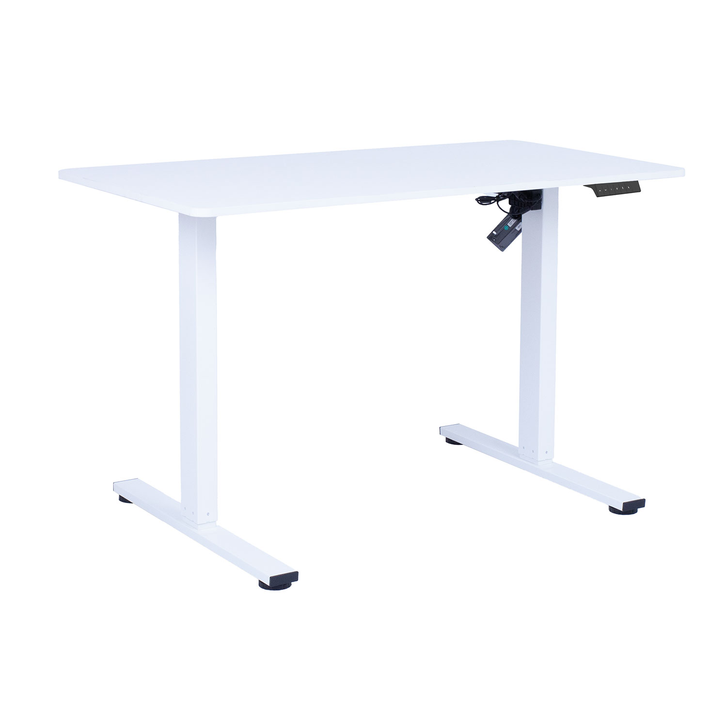 Työpöytä Home4You Ergo Fit, 120x60cm, Korkeus 71,5-116 cm, 1 Moottori, Valkoinen