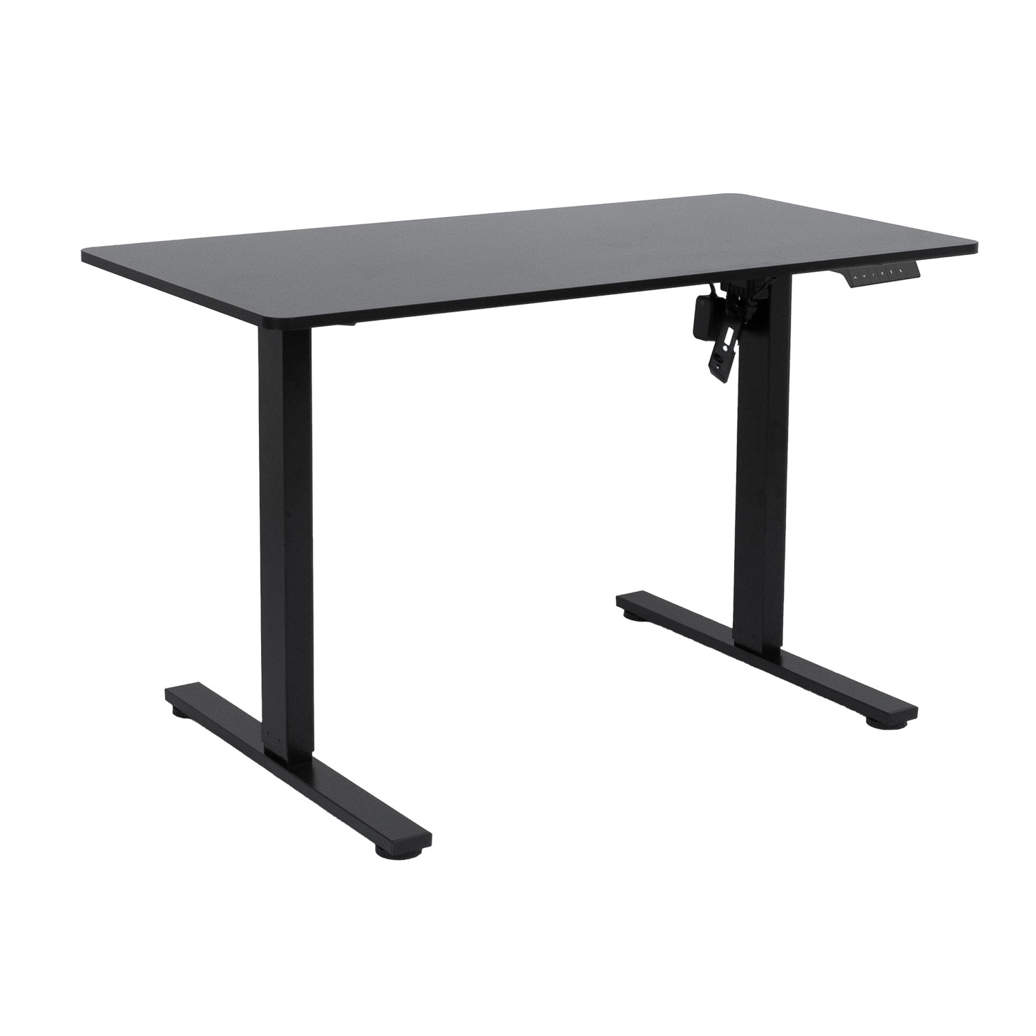 Työpöytä Home4You Ergo Fit, 120x60cm, Sähköpöytä, 1 Moottori, Musta