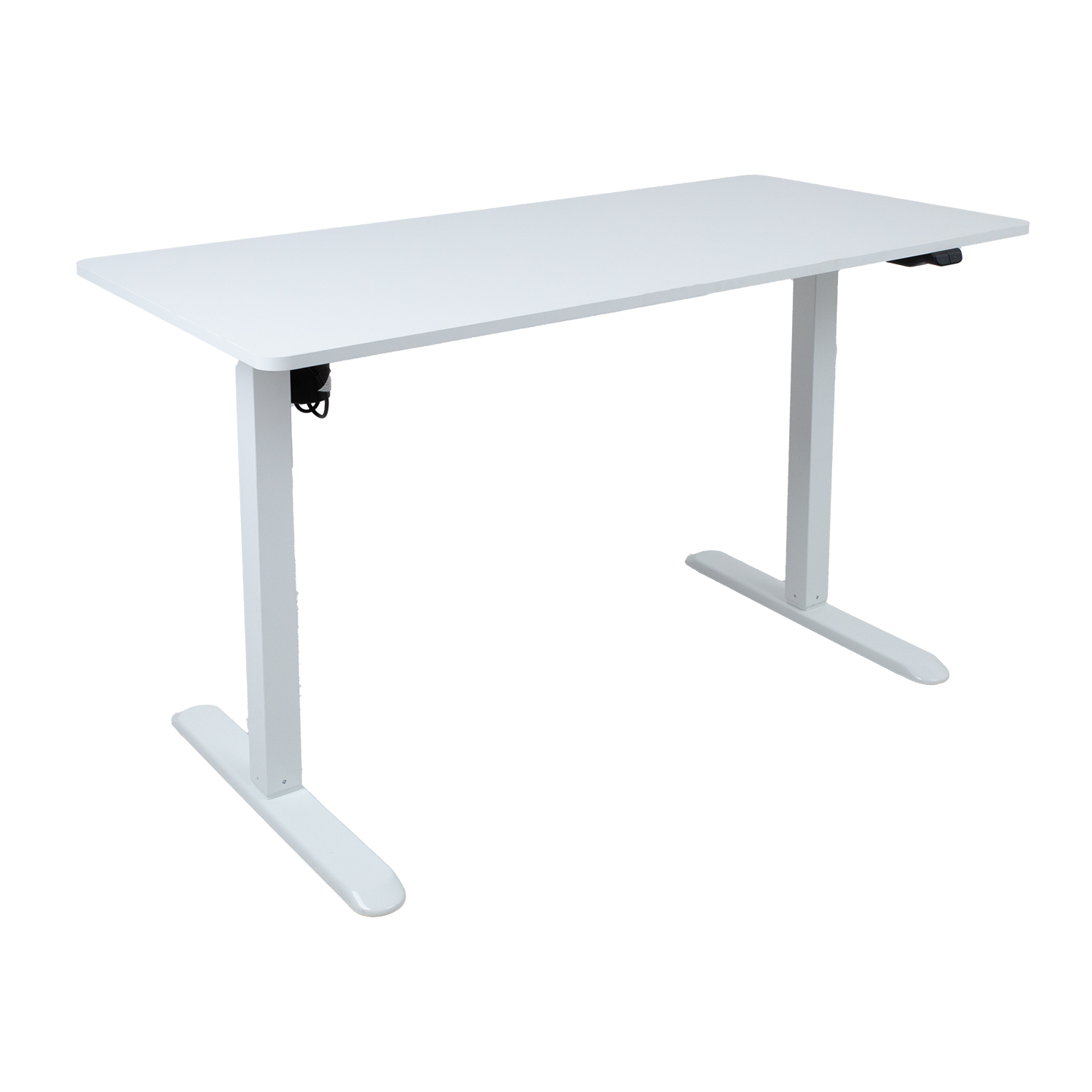 Työpöytä Home4You Ergo Light, 120x60cm, Sähkötoiminen, Valkoinen