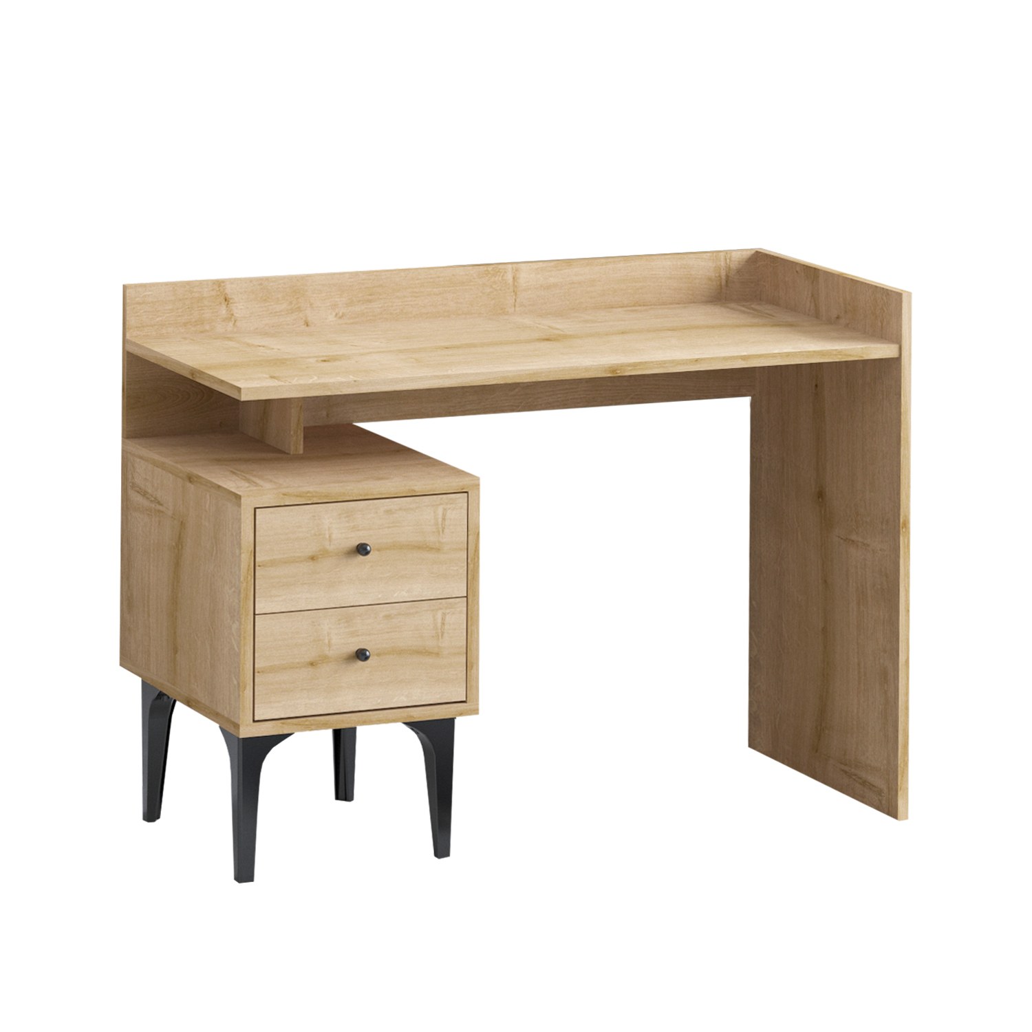 Työpöytä Valento Furniture Puuk, 100x80x45cm, Tammi