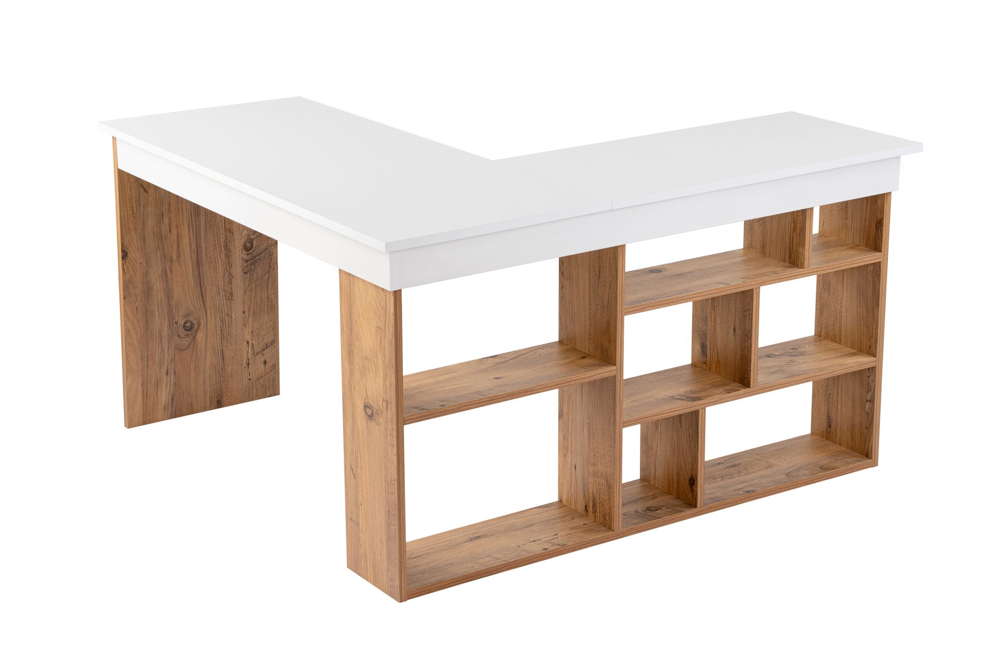 Työpöytä Valento Furniture Vesper valkoinen/mänty