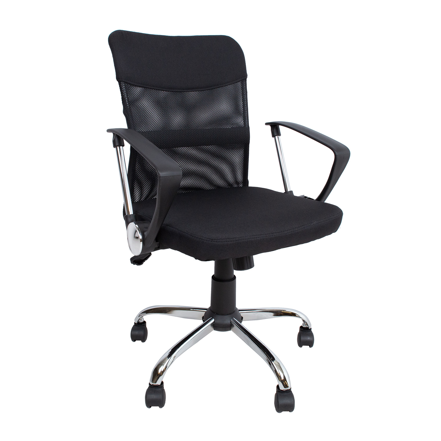 Työtuoli Home4You Darius 57x57x93-103cm, Musta