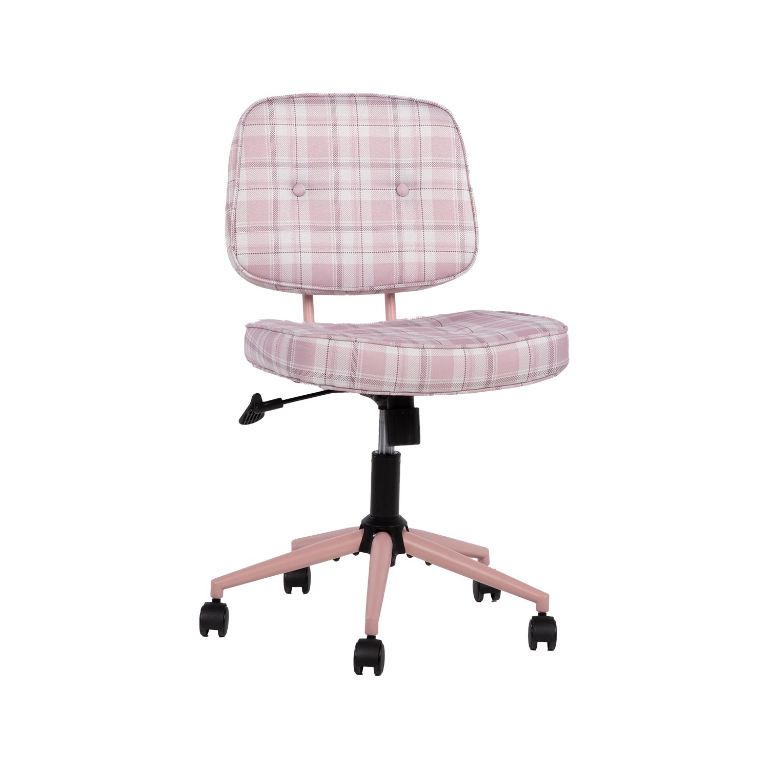 Työtuoli Home4You Cedric, 49x63x84-94cm, pinkki